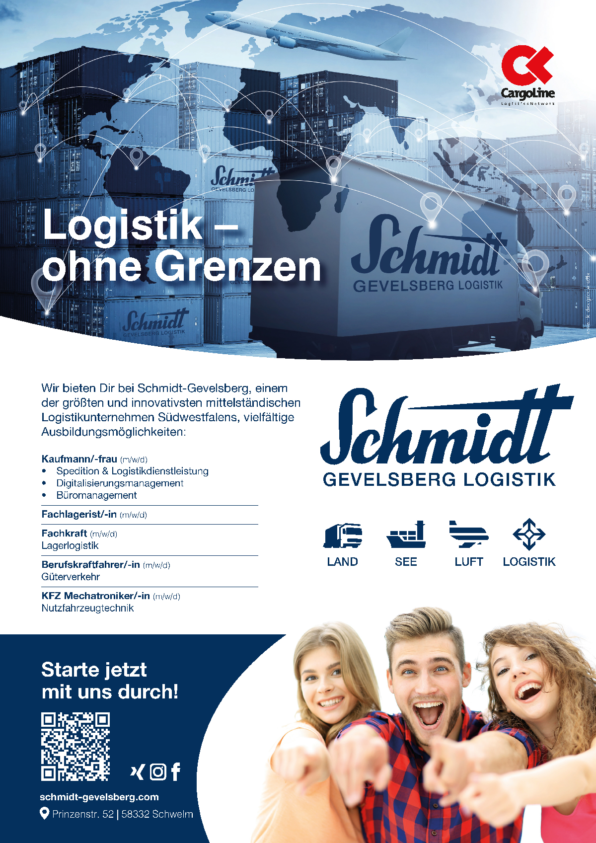 Cargoline Schmidt Gevelsberg logistik